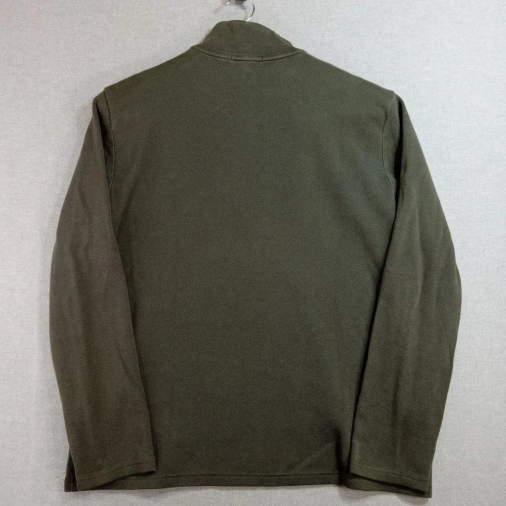 Banana Republic Mens XL Quarter Zip Pullover Sweater VTG Y2K Preppy Casual
